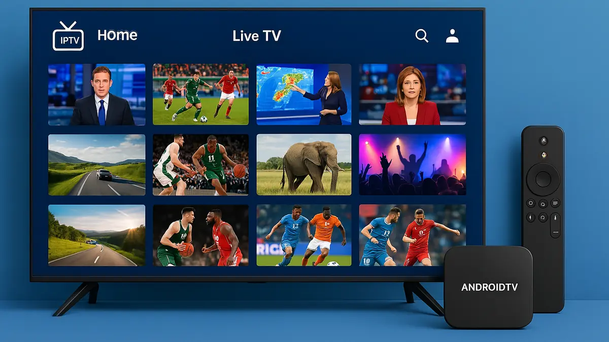IPTV installieren auf einer Android TV Box am Fernseher