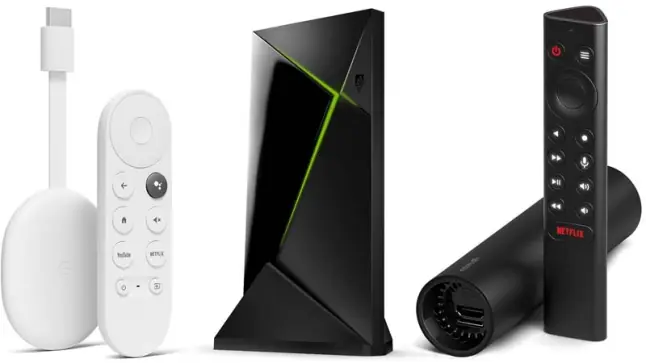 Nvidia Shield TV und Chromecast mit Google TV für IPTV in 4K